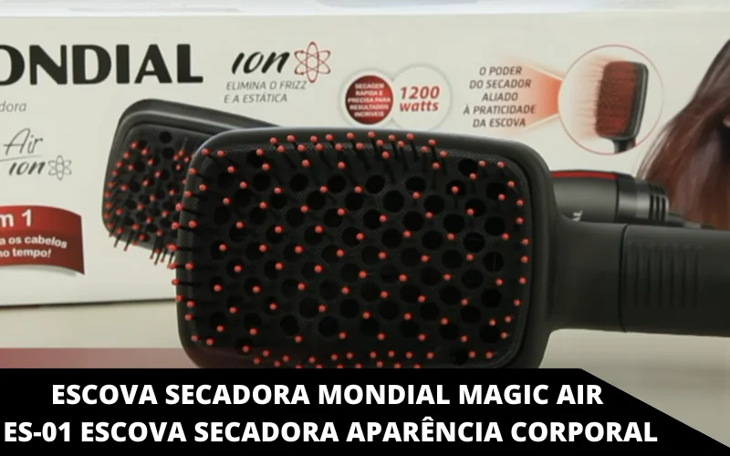 Escova Secadora Mondial Magic Air Es-01 Escova Secadora aparência corporal