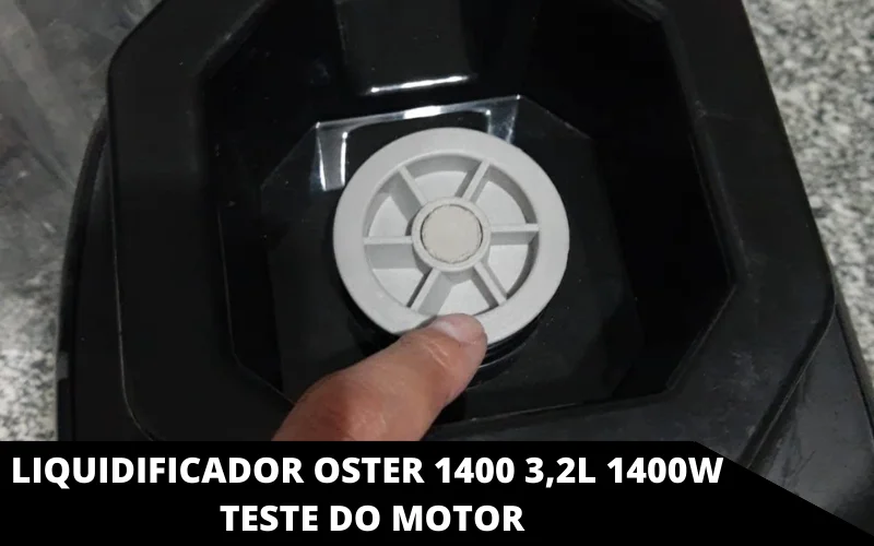 Liquidificador Oster 1400 3,2L 1400W teste do motor