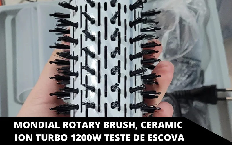 Mondial Rotary Brush, Ceramic ion Turbo 1200W teste de escova
