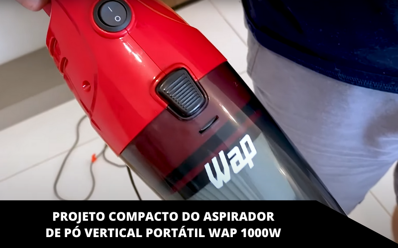Projeto compacto do Aspirador de pó vertical portátil Wap 1000W