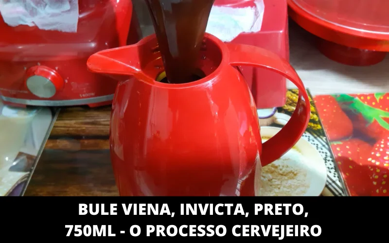 Viena Teapot, Invicta, Black, 750ML - The Brewing Process - Copy
