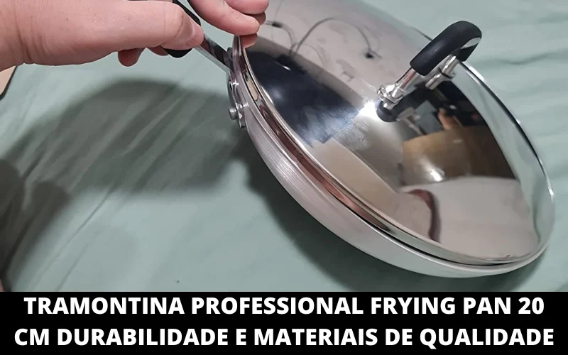 Tramontina Professional Frying Pan 20 CM Durabilidade E Materiais de Qualidade